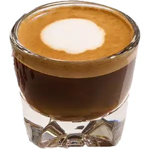 منيو بارنز بارد كامل حار كافية حلا مشروبات جديد 2026 30 بارنز منيو حار كافية ميكاتو السعودية قهوة اسبريسو مع القليل من رغوة الحليب في منتصف الكوب لتعزيز اللقطة الغنية المباشرة.