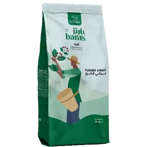 منيو بارنز بارد كامل حار كافية حلا مشروبات جديد 2026 52 منيو بارنز منيو قهوة بارنز بن ترکي فاتح (حب او مطحون) السعوديةبن تركي محفص بدرجة فاتحة، يتميز بنكهة ناعمة ولمسة خفيفة من الحموضة، ليمنحك تجربة قهوة تركية خفيفة بطابع متوازن يناسب جميع الأوقات.